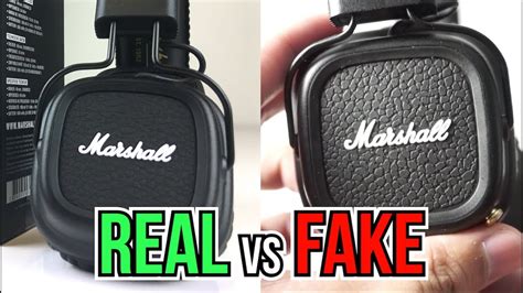 are my marshall headphones fake